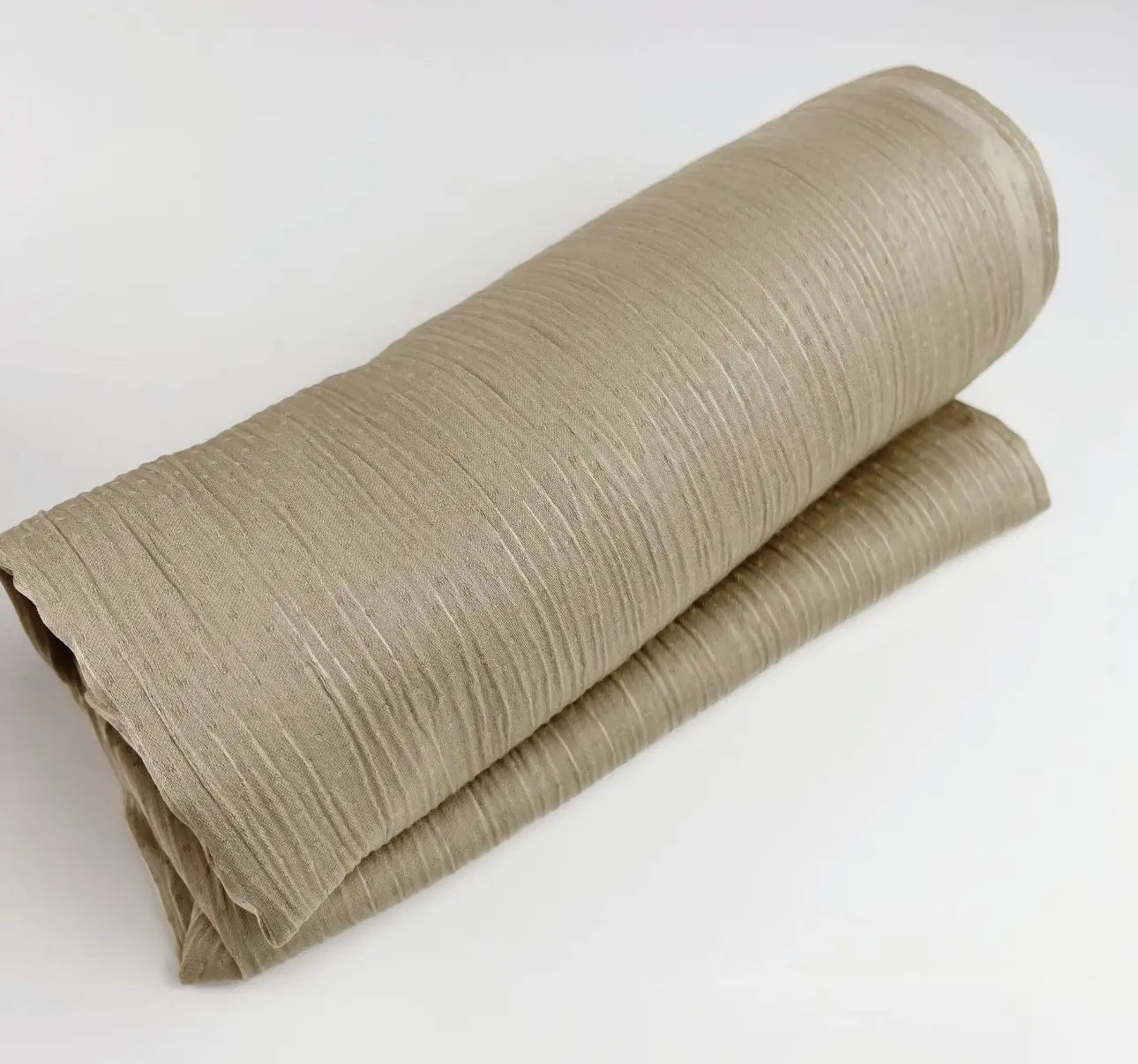 Satin Silk Crepe Dotted Shawl  Scarf (Beige) - Ayesha’s Collection