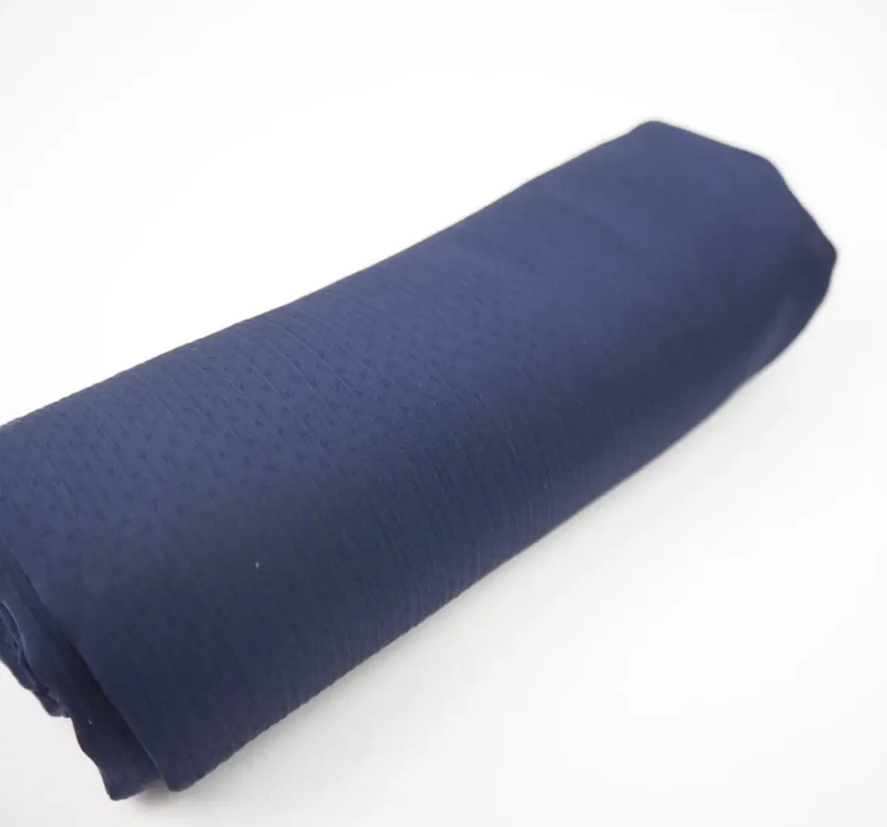 Satin Silk Crepe Dotted Shawl  Scarf (Navy Blue) - Ayesha’s Collection