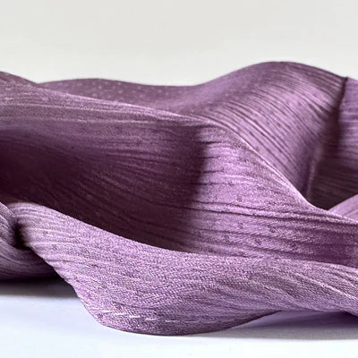 Satin Silk Crepe Dotted Shawl  Scarf (Lavender) - Ayesha’s Collection