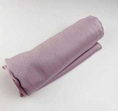 Satin Silk Crepe Dotted Shawl / Scarf (Mellow Pink) - Ayesha’s Collection