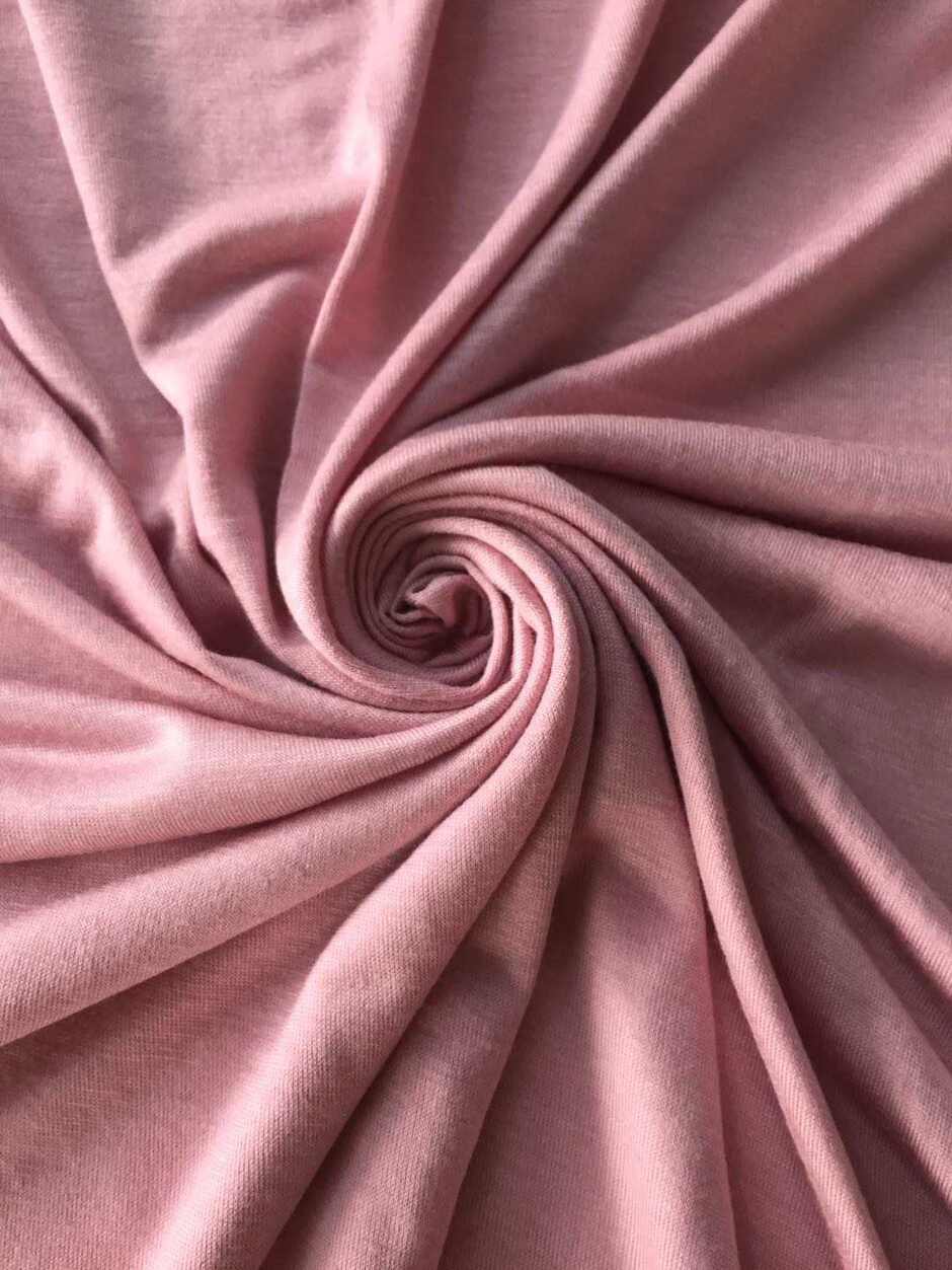 Rayon Cotton Jersey Scarf | Pink