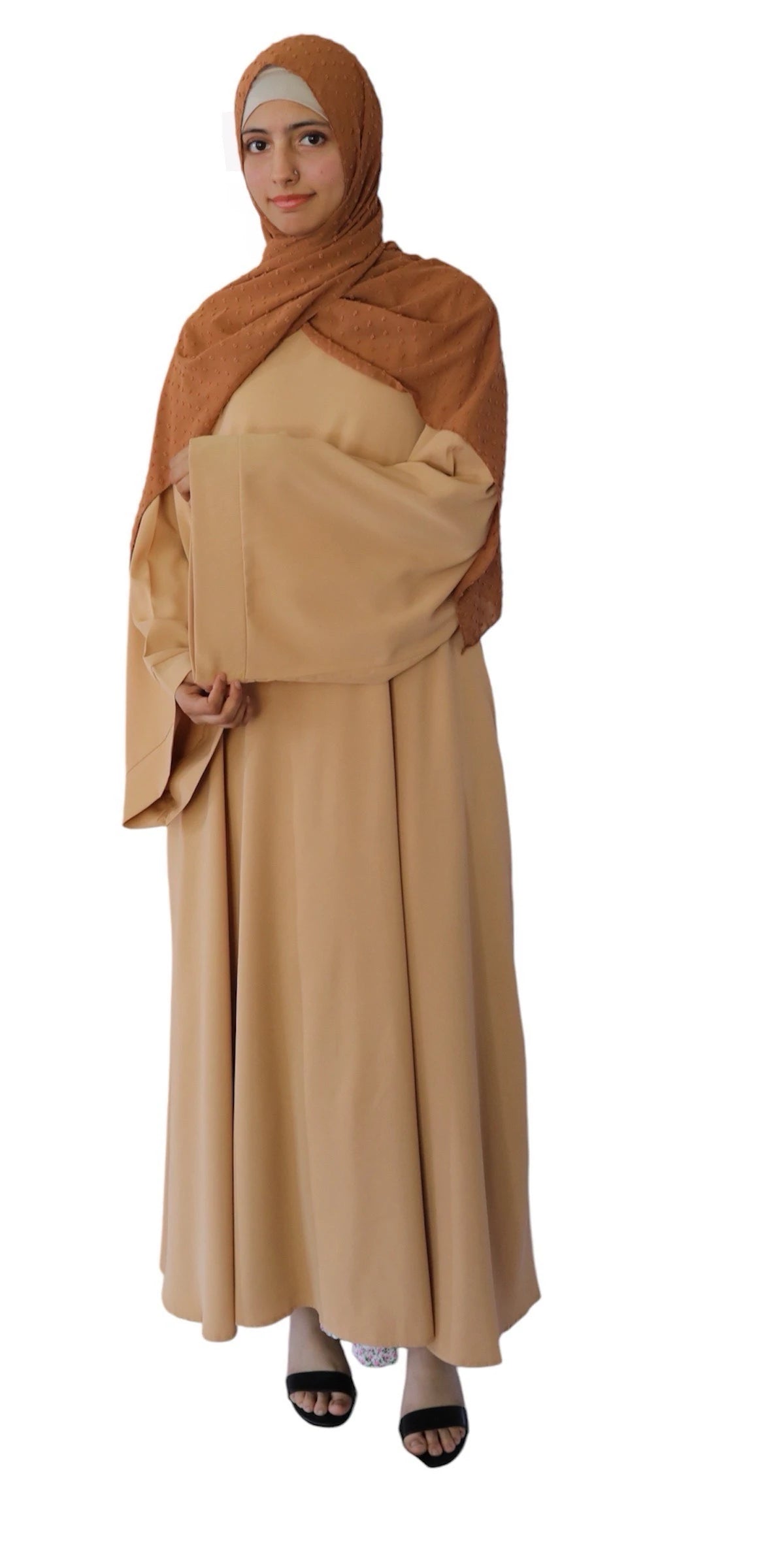 Dubai khaki abaya - Ayesha’s Collection