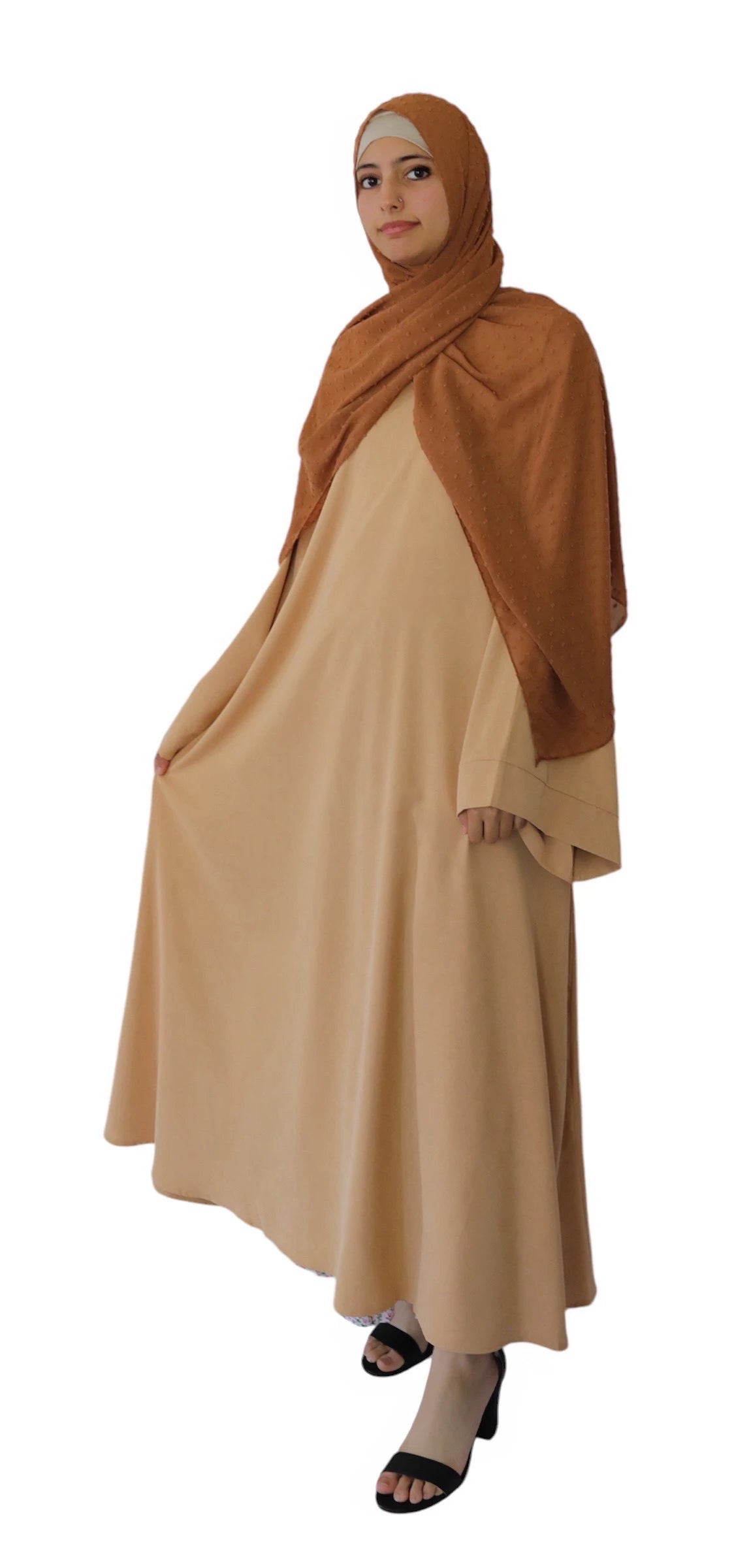 Dubai khaki abaya - Ayesha’s Collection