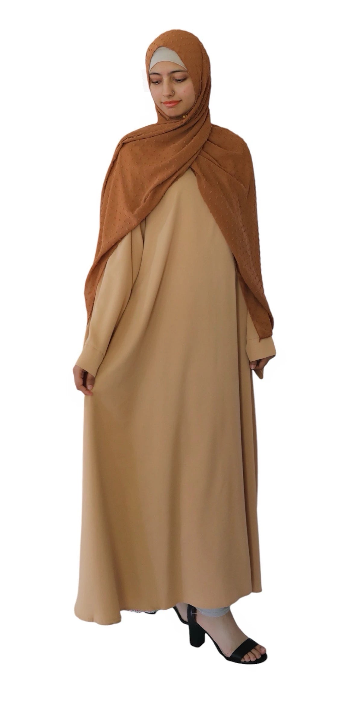 Dubai khaki abaya - Ayesha’s Collection