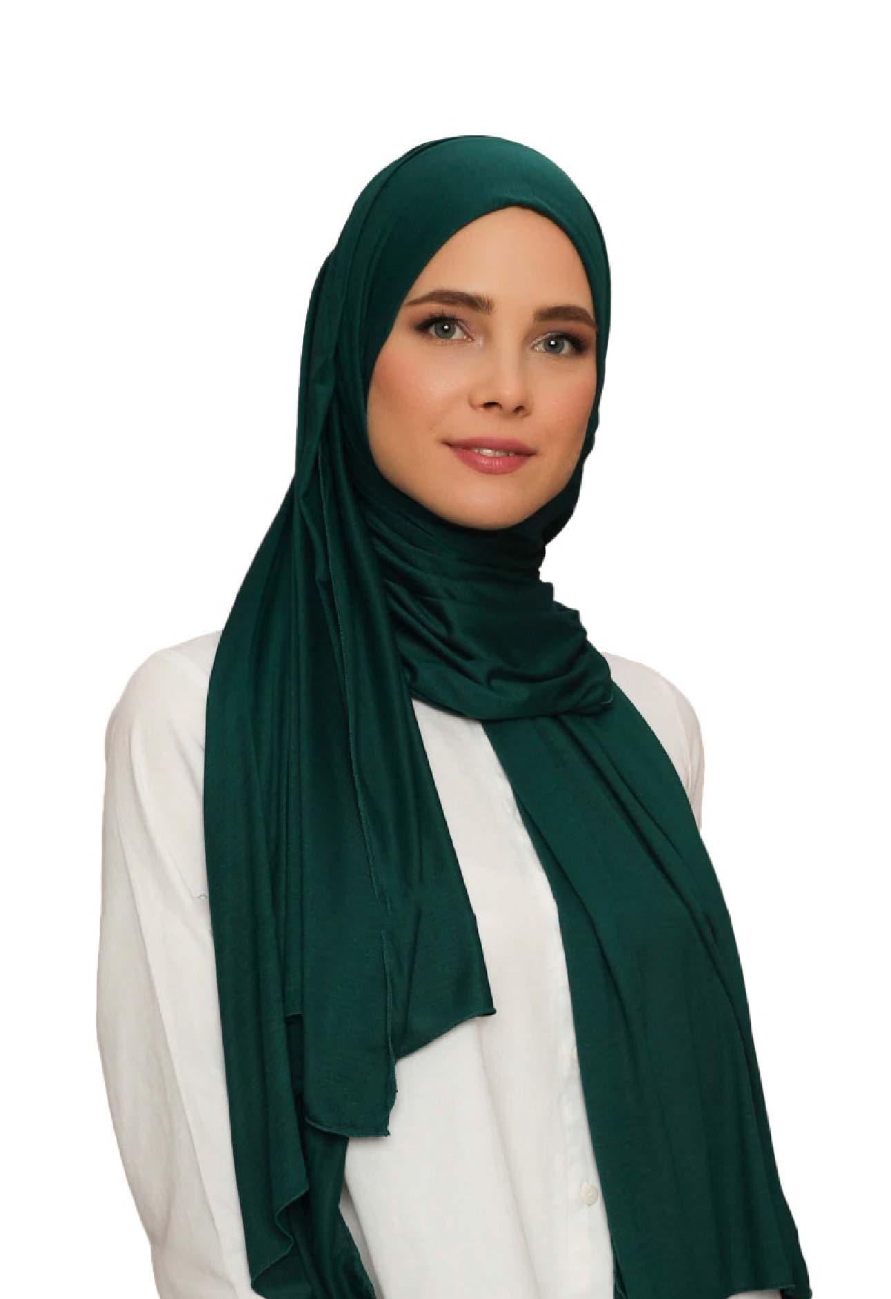 Premium Quality Jersey Viscose Hijab / Scarf | Emerald
