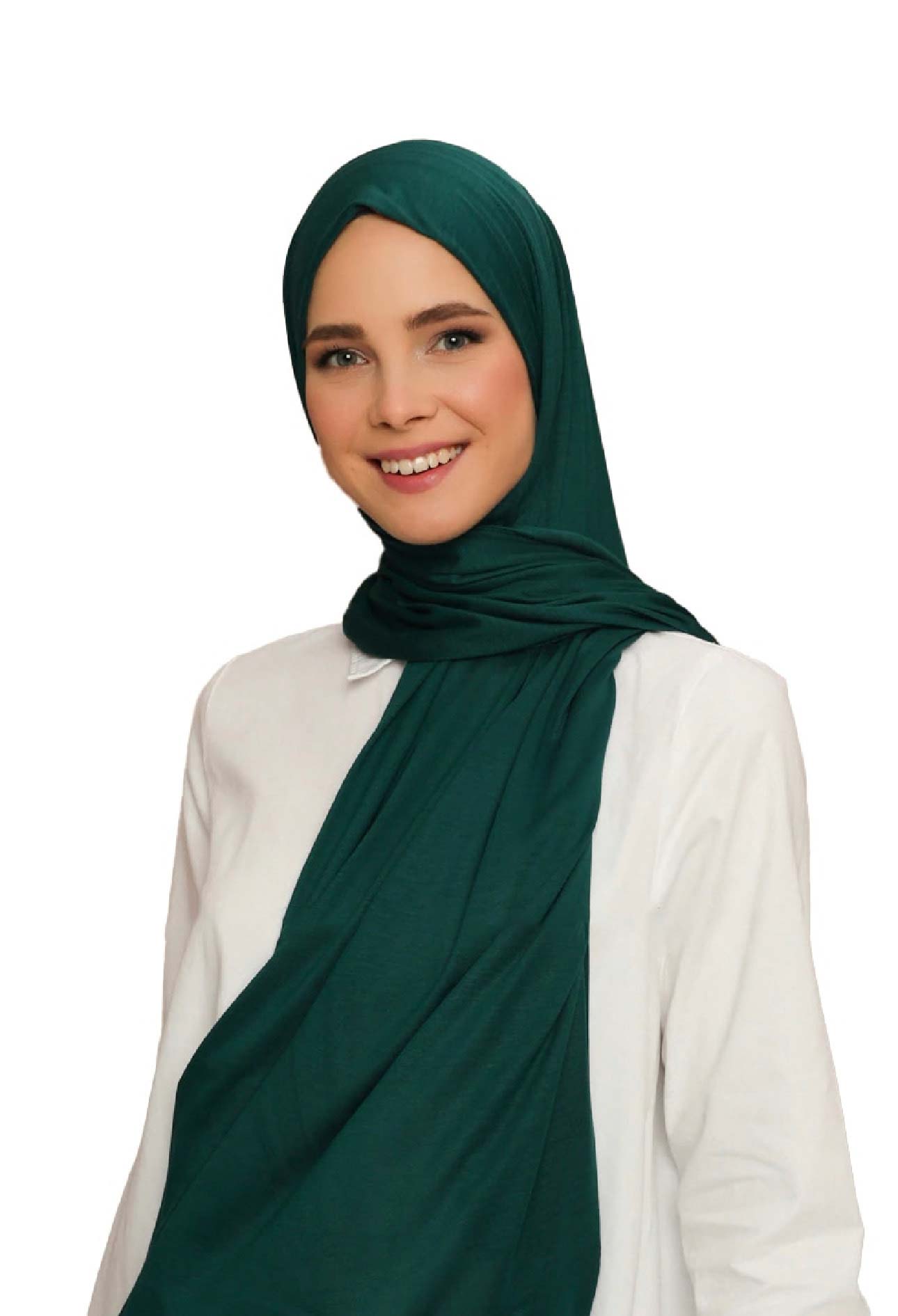 Premium Quality Jersey Viscose Hijab / Scarf | Emerald