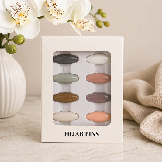 Box of hijab pins