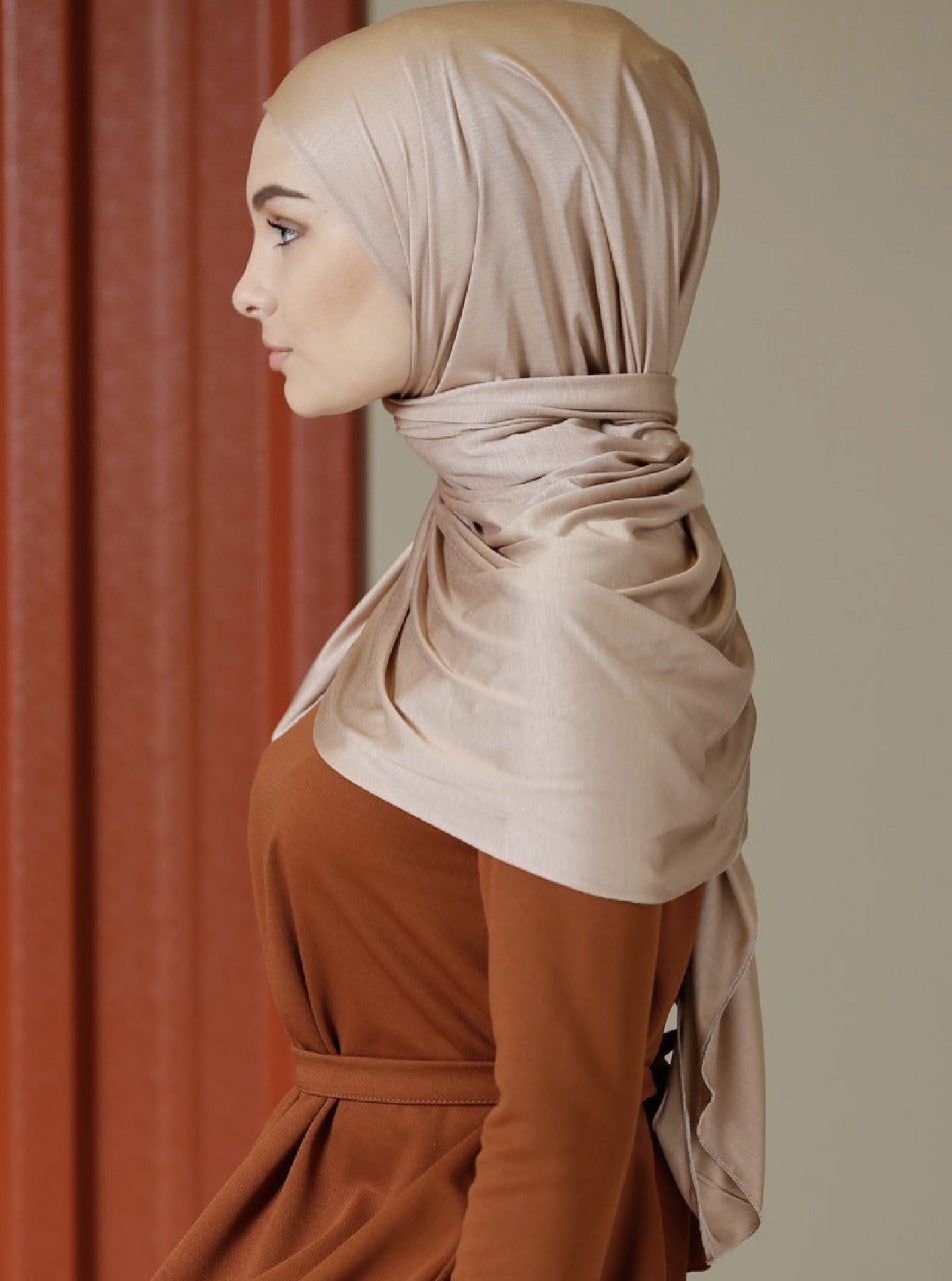 Premium Quality Jersey Viscose Hijab / Scarf | Powder Pink