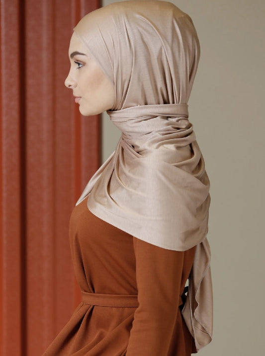 Premium Quality Jersey Viscose Hijab / Scarf | Powder Pink